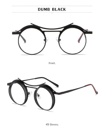 Retro Metal Round Circle Frame Sunglasses For Men New Fashionable New Round Shape Style Glasses For Women New Vintage Luxury Style Retro Sunglasses