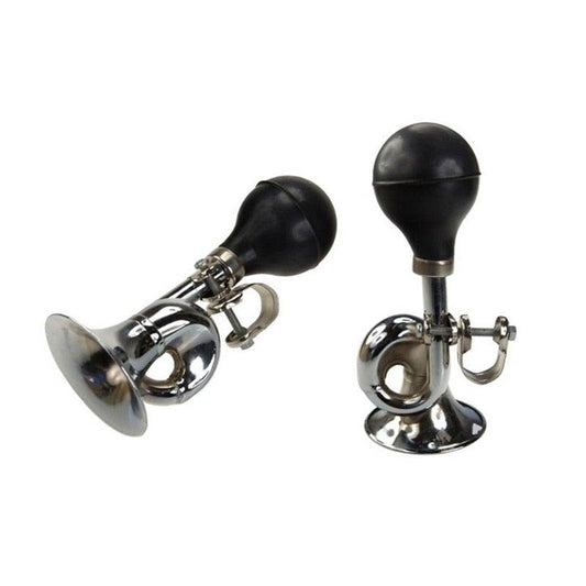 Retro Non-Electronic Trumpet Loud Bicycle Cycle Bike Vintage Retro Bugle Hooter Horn Bell Retro Clown Horn Kids Bike Horn Classic Vintage Metal Twist Loudspeaker Siren Hooter Snail Air Horn For Vehicles Bicycles 18cm
