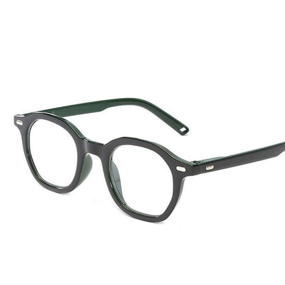 Retro Reading Eyeglasses Men Women HD Round Frame Reading Glasses Presbyopia Eyewear With Spring Hinge Vintage Round Frame Eyeglasses For Men Women  Diopter +1 1.5 2 2.5 3 3.5