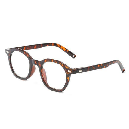 Retro Reading Eyeglasses Men Women HD Round Frame Reading Glasses Presbyopia Eyewear With Spring Hinge Vintage Round Frame Eyeglasses For Men Women  Diopter +1 1.5 2 2.5 3 3.5