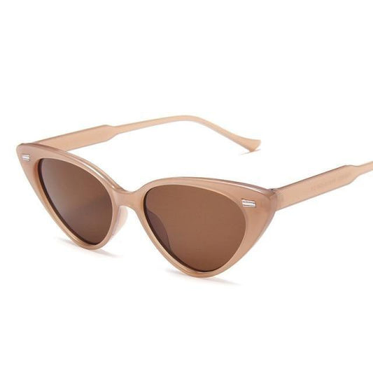 Retro Vintage Cateye Sunglasses for Women Clout Plastic Frame Sunglasses For  Women Retro Triangle Gradient Eyeglasses For  Women Classic And Stylish  Glasses