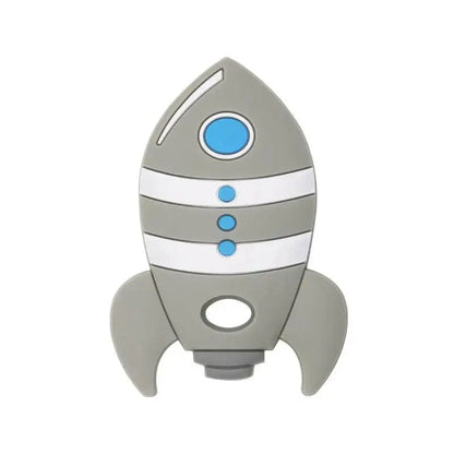 Rocket Silicone Baby Teether Rodent Baby Teething Toys Chewable Animal Shape Baby Products Nursing Gift
