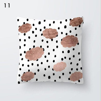 Rose Gold Beautiful Pillow Cover Cushion Home Decorative Colorful Print Cozy Pillow Cases Pineapple Pink Cushion Cover