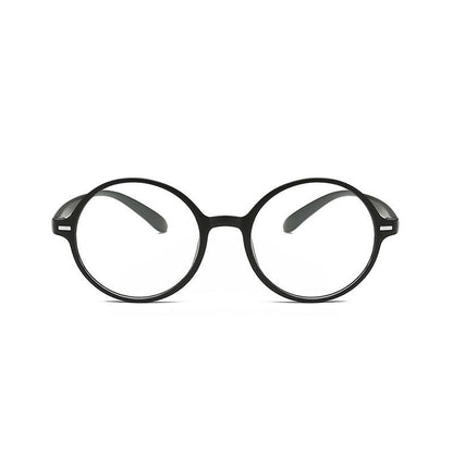 Round Frame Reading Glasses Stylish Anti Blue Light Eyeglasses Ultra Light Reading Glasses Portable Gift For Parents Unisex Stylish Eyeglasses Glasses Clear Lens Women Men Eyewear Anti Blue Light Glasses