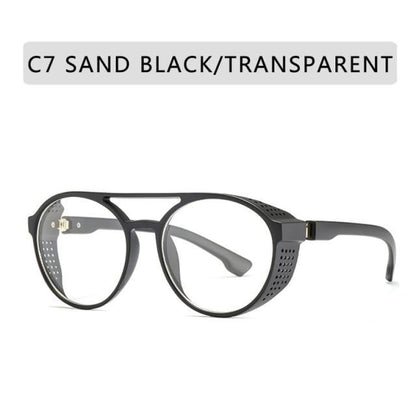 Round Vintage Sunglasses Retro Eyewear For Men Women Classic Sunglasses For Women & Men Retro Style Goggles In Round Shape Flip Up Driving Glasses Vintage Style & Fashionable  Eyewear