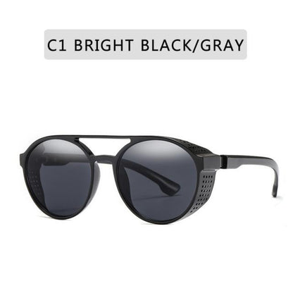 Round Vintage Sunglasses Retro Eyewear For Men Women Classic Sunglasses For Women & Men Retro Style Goggles In Round Shape Flip Up Driving Glasses Vintage Style & Fashionable  Eyewear