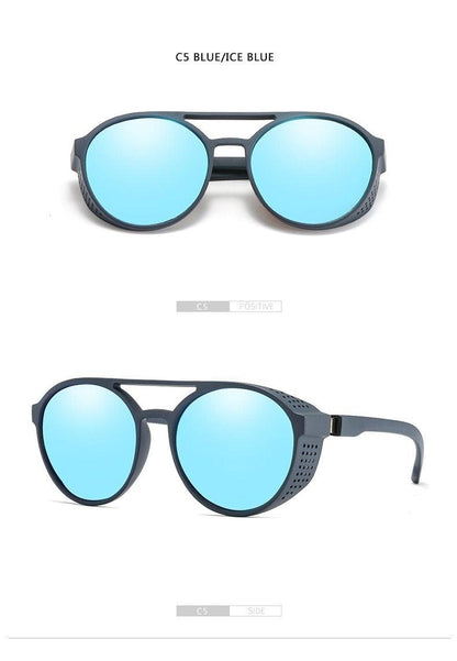 Round Vintage Sunglasses Retro Eyewear For Men Women Classic Sunglasses For Women & Men Retro Style Goggles In Round Shape Flip Up Driving Glasses Vintage Style & Fashionable  Eyewear