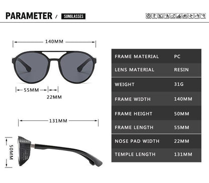 Round Vintage Sunglasses Retro Eyewear For Men Women Classic Sunglasses For Women & Men Retro Style Goggles In Round Shape Flip Up Driving Glasses Vintage Style & Fashionable  Eyewear