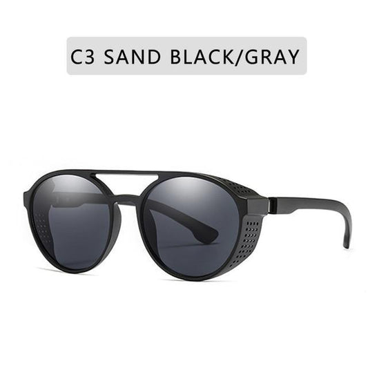 Round Vintage Sunglasses Retro Eyewear For Men Women Classic Sunglasses For Women & Men Retro Style Goggles In Round Shape Flip Up Driving Glasses Vintage Style & Fashionable  Eyewear