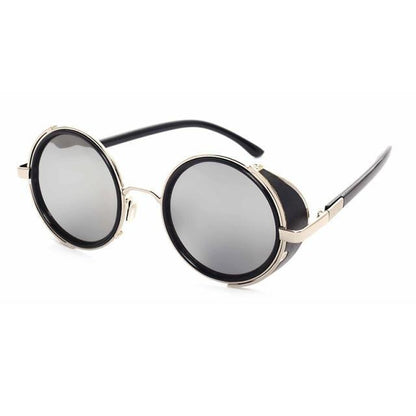 Round Vintage Sunglasses Retro Eyewear Style Sunglasses For Women New Retro Shape Coating Sunglasses For Men New Round Shape  Sunglasses & Classic Design Sunglasses