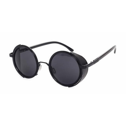 Round Vintage Sunglasses Retro Eyewear Style Sunglasses For Women New Retro Shape Coating Sunglasses For Men New Round Shape  Sunglasses & Classic Design Sunglasses