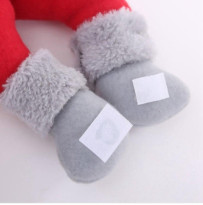 Santa Claus Elk Christmas Curtain Decor Merry Christmas Decor For Home Christmas Ornaments Gift Curtain Tieback Santa Curtain Buckle Tieback Curtain Holder Fastener Doll Wine Bottle Topper for Home Window Decorations
