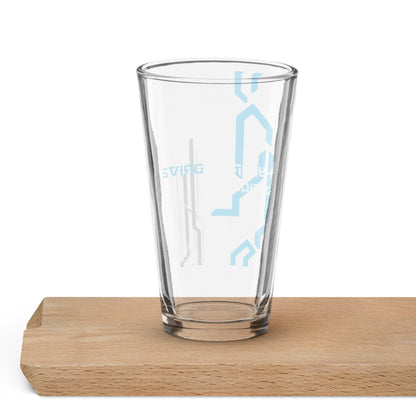 Hyperdrive Shaker pint glass