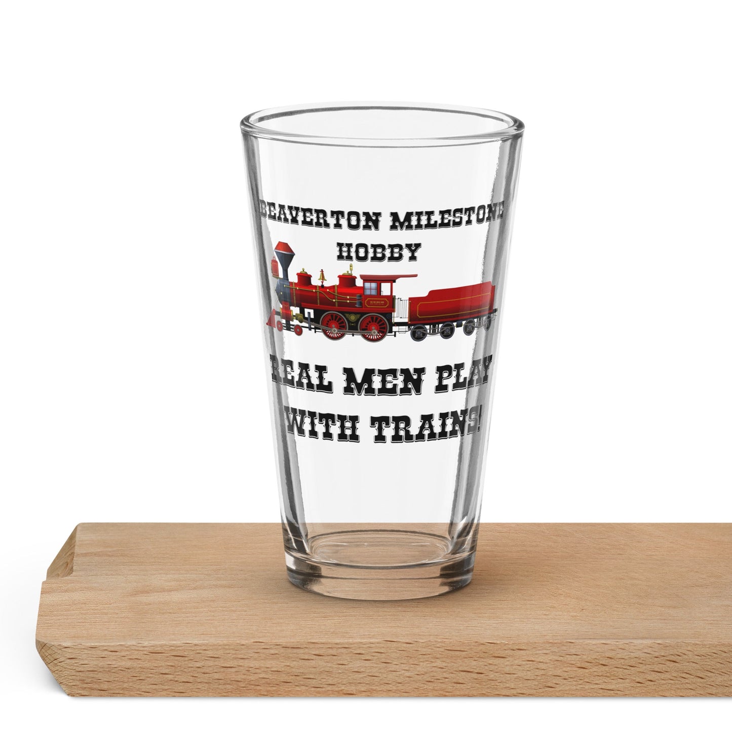 BMH Shaker pint glass