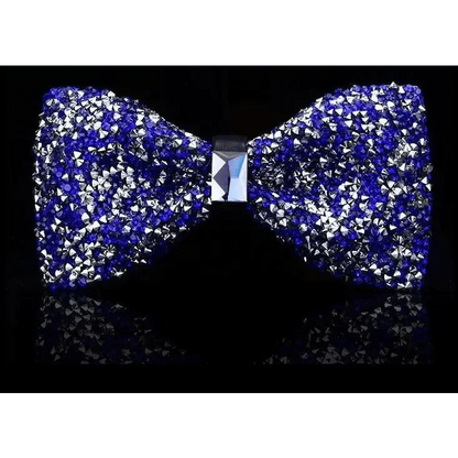 Shiny Butterfly Men Bowtie Sparkling Wedding Bridegroom Bow Ties  Adjustable Length Party Bowties