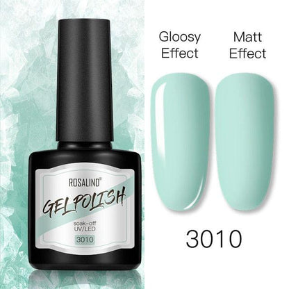 Shiny Womens Gel Nail Polish Permanent Painting Glossy Matte Effect For Manicure Nail Art Design For Womens and Girls