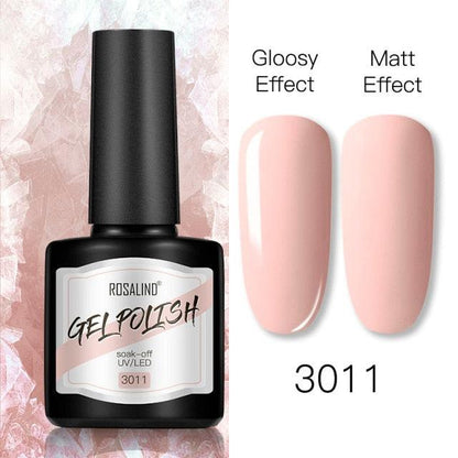 Shiny Womens Gel Nail Polish Permanent Painting Glossy Matte Effect For Manicure Nail Art Design For Womens and Girls