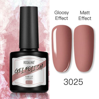 Shiny Womens Gel Nail Polish Permanent Painting Glossy Matte Effect For Manicure Nail Art Design For Womens and Girls