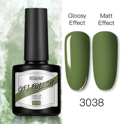 Shiny Womens Gel Nail Polish Permanent Painting Glossy Matte Effect For Manicure Nail Art Design For Womens and Girls