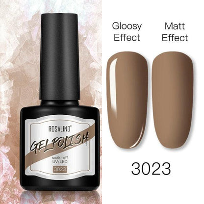 Shiny Womens Gel Nail Polish Permanent Painting Glossy Matte Effect For Manicure Nail Art Design For Womens and Girls