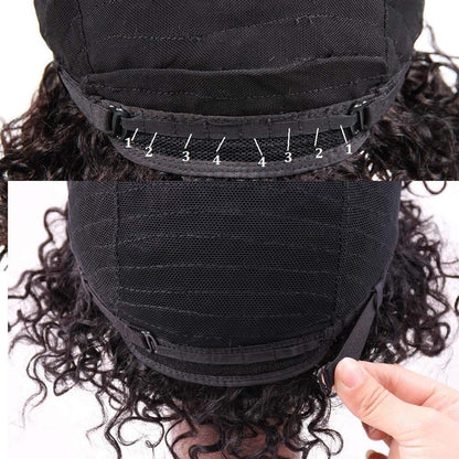 Short Kinky Curly Human Hair Wig Afro Short Wigs Pixie Cut Wig Human Hair No Lace Front Natural Brazilian Hair Pixie Wigs For For Black Women Gifts for Girlfriends