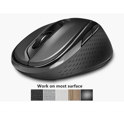 Silent Laptop Wireless Mouse Adjustable DPI Stylish Easy Switch Bluetooth 2.4GHz Mouse For Computer