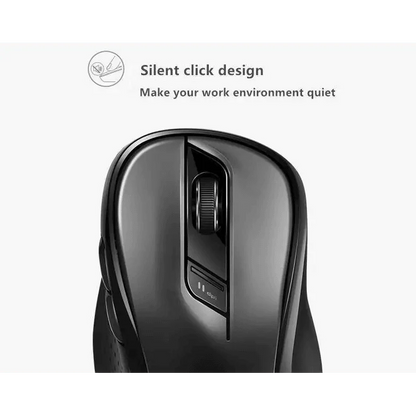 Silent Laptop Wireless Mouse Adjustable DPI Stylish Easy Switch Bluetooth 2.4GHz Mouse For Computer