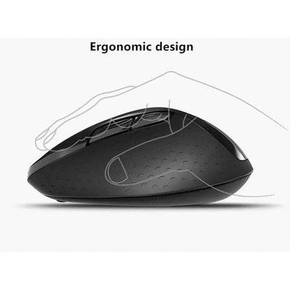 Silent Laptop Wireless Mouse Adjustable DPI Stylish Easy Switch Bluetooth 2.4GHz Mouse For Computer