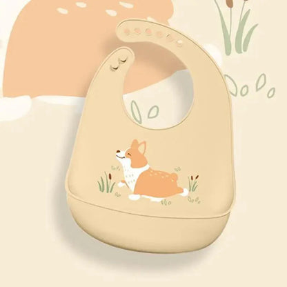 Silicone Bibs For Kids Newborn Baby Feeding Tableware Waterproof  Baby Bibs For Toddler Bib For Kids