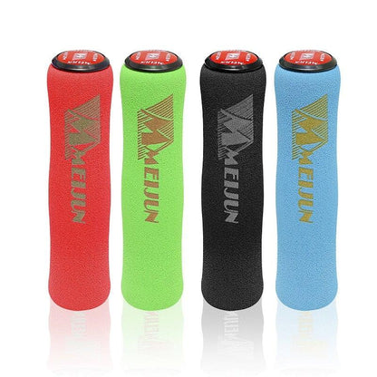 Silicone Bike Bicycle Grips Sponge Handlebar Soft Ultralight Grips Brake Grips Silicone Glove Handle Soft Sponge Non-Slip Bicycle Handle With End Holding Shock Resistance Absorbent Comfortable Design