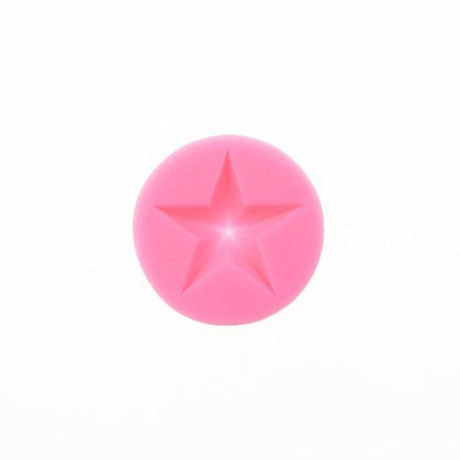 Silicone Five-pointed Star Silicone Molds Fondant Cakes Chocolate Dessert Lace Decor Tools Pastry Baking Tools Star Silicone Fondant Mold Chocolate Mold For Candy Mold Cupcake Topper Cake Crafting Projects