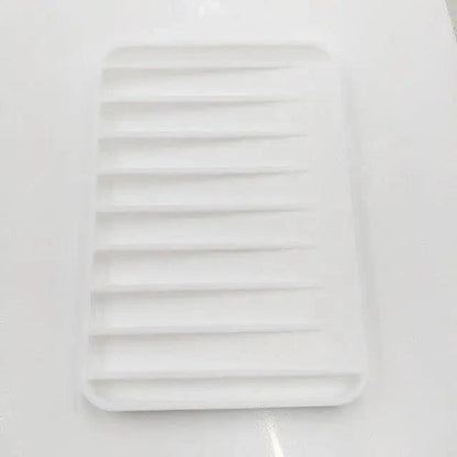 Silicone Soap Holder Flexible Soap Dish Plate Holder Tray Soapbox Container Storage For Bathroom Kitchen Soap Dish for Shower Waterfall Soap Holder Soap Tray Soap Saver Drainer Flexible Silicone for Shower Bathroom Kitchen Counter Top Keep Soap Bars Dry