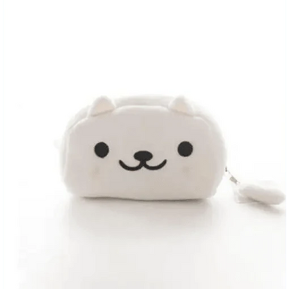 Simple Cartoon Pencil Pouch Design Soft Large Capacity Student Pencil Box Cute Pen Organizer