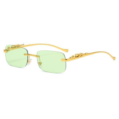Simple Design Stylish Fashionable Sunglasses Vintage Square Shape Sunglasses For Women & Men New Luxury Design Popular Travel Driving Metal Frame Sun Glasses Anti Blue Light Summer Eyeglasses