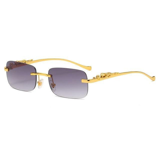 Simple Design Stylish Fashionable Sunglasses Vintage Square Shape Sunglasses For Women & Men New Luxury Design Popular Travel Driving Metal Frame Sun Glasses Anti Blue Light Summer Eyeglasses