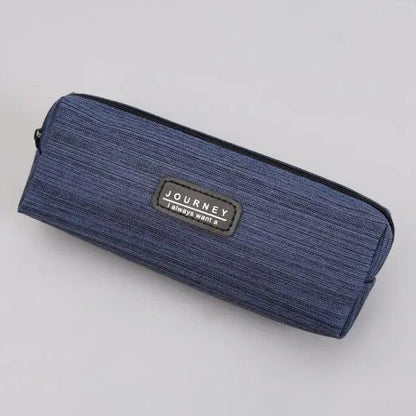 Simple Small Square Waterproof Pencil Case Stationery Case For Students Unique Pencil School Case