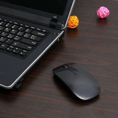 Simple Thin 1600 DPI USB Optical Black/White Wireless Computer Office Mouse Ultra Slim 2.4GHz Mouse For PC Laptop Classic Gaming Mouse