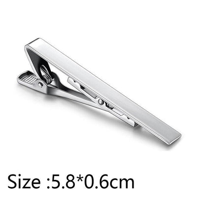 Simple Tie Clip Men Metal Copper Necktie Bar Clip Gold Silver Black 3 Bright Colors Best Gifts For Your Father Lover And Friends  Simple Classic Bar Clasp Practical Necktie Accessories Fashion Men Tie Clips Luxury Clothing Jewelry