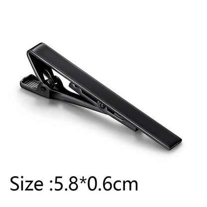 Simple Tie Clip Men Metal Copper Necktie Bar Clip Gold Silver Black 3 Bright Colors Best Gifts For Your Father Lover And Friends  Simple Classic Bar Clasp Practical Necktie Accessories Fashion Men Tie Clips Luxury Clothing Jewelry