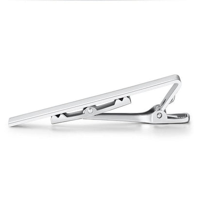 Simple Tie Clip Men Metal Copper Necktie Bar Clip Gold Silver Black 3 Bright Colors Best Gifts For Your Father Lover And Friends  Simple Classic Bar Clasp Practical Necktie Accessories Fashion Men Tie Clips Luxury Clothing Jewelry
