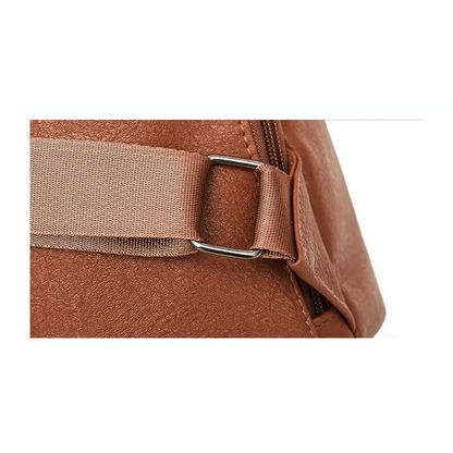 Sizzling Anti-Theft Vintage Style Leather Backpacks for Teenager Girls And Women School Bagpack For Females Travel Bags