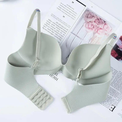 Sizzling Deep U Cup Bras For Women And Girls Push Up Bras Seamless Backless Intimates Female Underwear