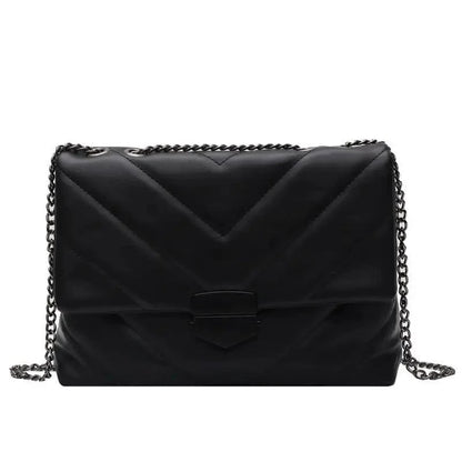 Sizzling Embroidery Thread Small PU Leather Crossbody Bags For Women And Girls Trending Female Shoulder Handbags
