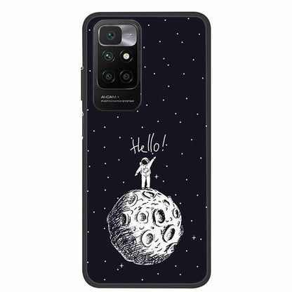 Slim Silicone Matte Phone Cases Thin Gel Back Cover Shockproof For Xiaomi Redmi 10 Case Marble Soft Silicone Back Case for Xiomi Redmi 10 Phone Cover Redmi10 Prime 2022
