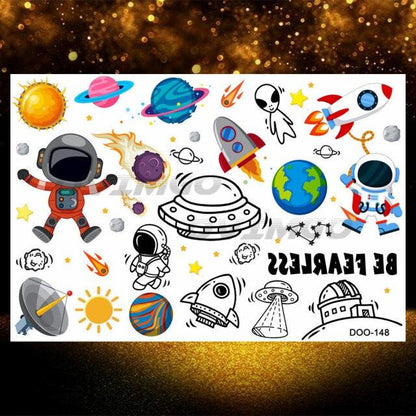 Small 3D Dinosaur Temporary Sticker Tattoos Colorful Tiny Tattoos For Party Children