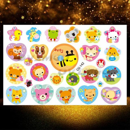 Small 3D Dinosaur Temporary Sticker Tattoos Colorful Tiny Tattoos For Party Children