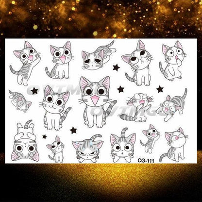 Small 3D Dinosaur Temporary Sticker Tattoos Colorful Tiny Tattoos For Party Children
