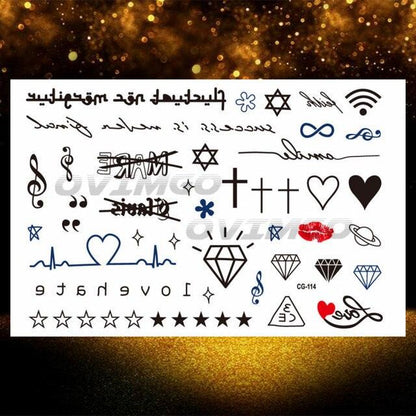 Small 3D Dinosaur Temporary Sticker Tattoos Colorful Tiny Tattoos For Party Children
