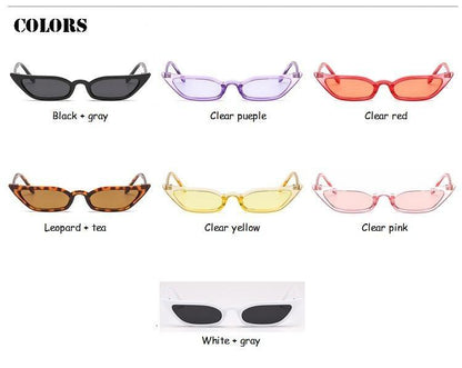 Small Leopard Cateye Design Women Sunglasses Vintage Glasses For Women Summer UV Eyewear Protection Eye Catching Cool Sunglasses For Women Goggles Plastic Frame