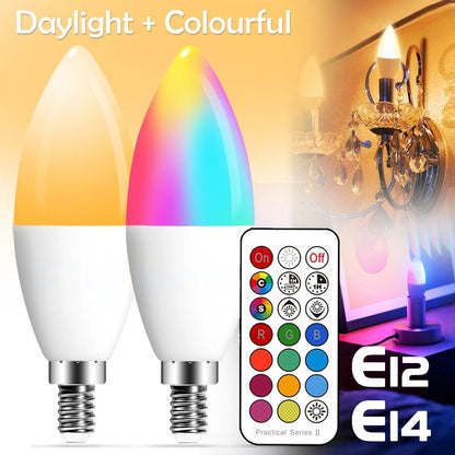 Smart For Home LED Light Bulb E27 E14 GU10 B22 220V 110V  Spot Magic Changeable Lamp Lampada+IR Control Decoration RGB White  Compatible with Alexa Google Home, RGBCW Smart GU10 Bulb, WiFi Smart LED Spot Light Bulb Indoor Decoration